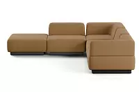 Фото №2 Сиб MOD8. угловой модульный диван Экокожа Фокс
