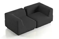 Фото №4 Сиб МОД3. модульный диван Экокожа Блэк