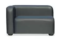 Фото №1 Квадрато двухместный диван с левым подлокотником экокожа Домус нави