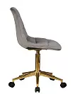 Фото №4 Офисное кресло для персонала DOBRIN MONTY GOLD серый велюр MJ9-75