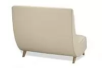 Фото №4 Овале двухместный диван без подлокотников Экокожа Санд грей опоры цвет 1