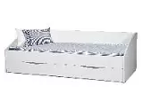 Кровать Фея - 3 Симметричная 2000Х900 Белый белый белый