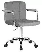 Офисное кресло для персонала DOBRIN TERRY LM-9400 серый велюр MJ9-75