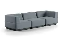 Фото №1 Сиб МОД4. модульный диван Экокожа Лайт Грей