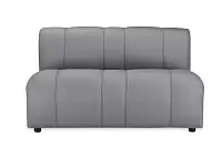 Фото №1 Ригель двухместный диван без подлокотников Экокожа Лайт грей
