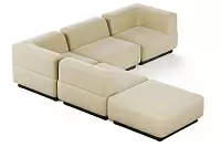 Фото №3 Сиб MOD8. угловой модульный диван Экокожа Санд