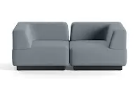 Фото №3 Сиб МОД3. модульный диван Экокожа Лайт Грей