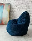 Фото №2 Кресло Мешок Груша Классический XL Cozy синее
