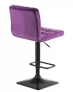 Фото №5 Барный стул Dobrin Dominic фиолет велюр MJ9-58