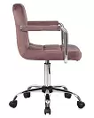Фото №4 Офисное кресло для персонала DOBRIN TERRY LM-9400 пудрово-розовый велюр MJ9-32