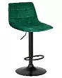 Барный стул Dobrin Tailor black lm-5017 зеленый велюр MJ9-88