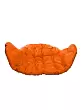 Подушка на диван Улей оранжевая