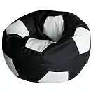 Фото №1 Кресло Мяч Черно-Белый ЭкоКожа