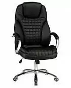 Офисное кресло для руководителей DOBRIN CHESTER чёрный LMR-114B