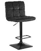 Барный стул Dobrin Dominic черный велюр MJ9-101