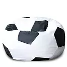 Фото №1 Кресло Мяч Бело-Черный Оксфорд