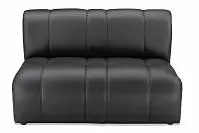 Фото №3 Ригель двухместный диван без подлокотников Экокожа Блэк