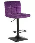 Барный стул Dobrin Dominic фиолет велюр MJ9-58