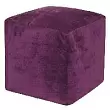 Пуфик Куб Фиолетовый Микровельвет