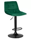 Фото №1 Барный стул Dobrin Tailor black lm-5017 зеленый велюр MJ9-88