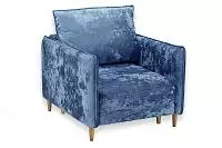 Фото №2 Йорк Премиум кресло-кровать Мадейра Блюнес опоры Береза