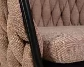 Фото №5 Стул обеденный DOBRIN MATILDA цвет сиденья коричневый LAR 275-3 цвет основания черный