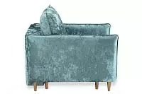 Фото №3 Йорк Премиум кресло-кровать Мадейра Азур опоры Береза