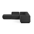 Фото №2 Сиб MOD8. угловой модульный диван Экокожа Блэк