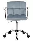 Фото №2 Офисное кресло для персонала DOBRIN TERRY LM-9400 пудрово-голубой велюр MJ9-74
