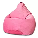 Фото №1 Кресло Мешок Груша Классический XL Розовый Микровельвет