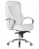 Офисное кресло для руководителей DOBRIN LYNDON белый LMR-108F