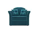 Кресло-кровать Малютка №2 Бархат сине-зеленый STAR VELVET 43 BLACK GREEN