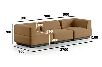 Фото №2 Сиб МОД4. модульный диван Экокожа Фокс