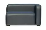 Квадрато двухместный диван с правым подлокотником экокожа Домус нави