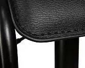Фото №5 Стул барный DOBRIN CRACK BLACK цвет сиденья черный