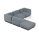 Фото №4 Сиб MOD8. угловой модульный диван Экокожа Лайт 