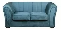 Фото №1 Бруклин Премиум двухместный диван замша Аврора Атлантик