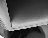 Фото №3 Кресло дизайнерское DOBRIN EDISON серый велюр