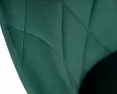 Фото №5 Стул барный DOBRIN LOGAN BLACK зеленый велюр MJ9-88 цвет основания черный