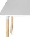 Фото №5 Стол обеденный DOBRIN SERRA, цвет столешницы светло-серый, цвет основания светлый бук