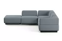 Фото №2 Сиб MOD8. угловой модульный диван Экокожа Лайт Грей