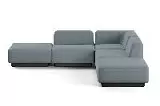 Сиб МОД5. угловой модульный диван Экокожа Лайт Грей