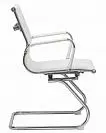Фото №5 Офисное кресло для посетителей DOBRIN CODY белый хромированная сталь LMR-102N
