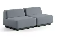 Фото №1 Сиб MOD1. модульный диван Экокожа Лайт Грей