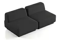 Фото №4 Сиб MOD1. модульный диван Экокожа Блэк