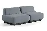 Сиб MOD1. модульный диван Экокожа Лайт Грей
