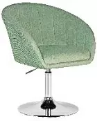 Кресло дизайнерское DOBRIN EDISON зеленый велюр
