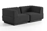 Сиб МОД3. модульный диван Экокожа Блэк