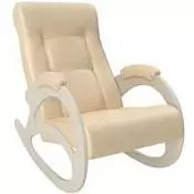 Кресло-качалка Модель 4 без лозы Polaris Beige Дуб шампань