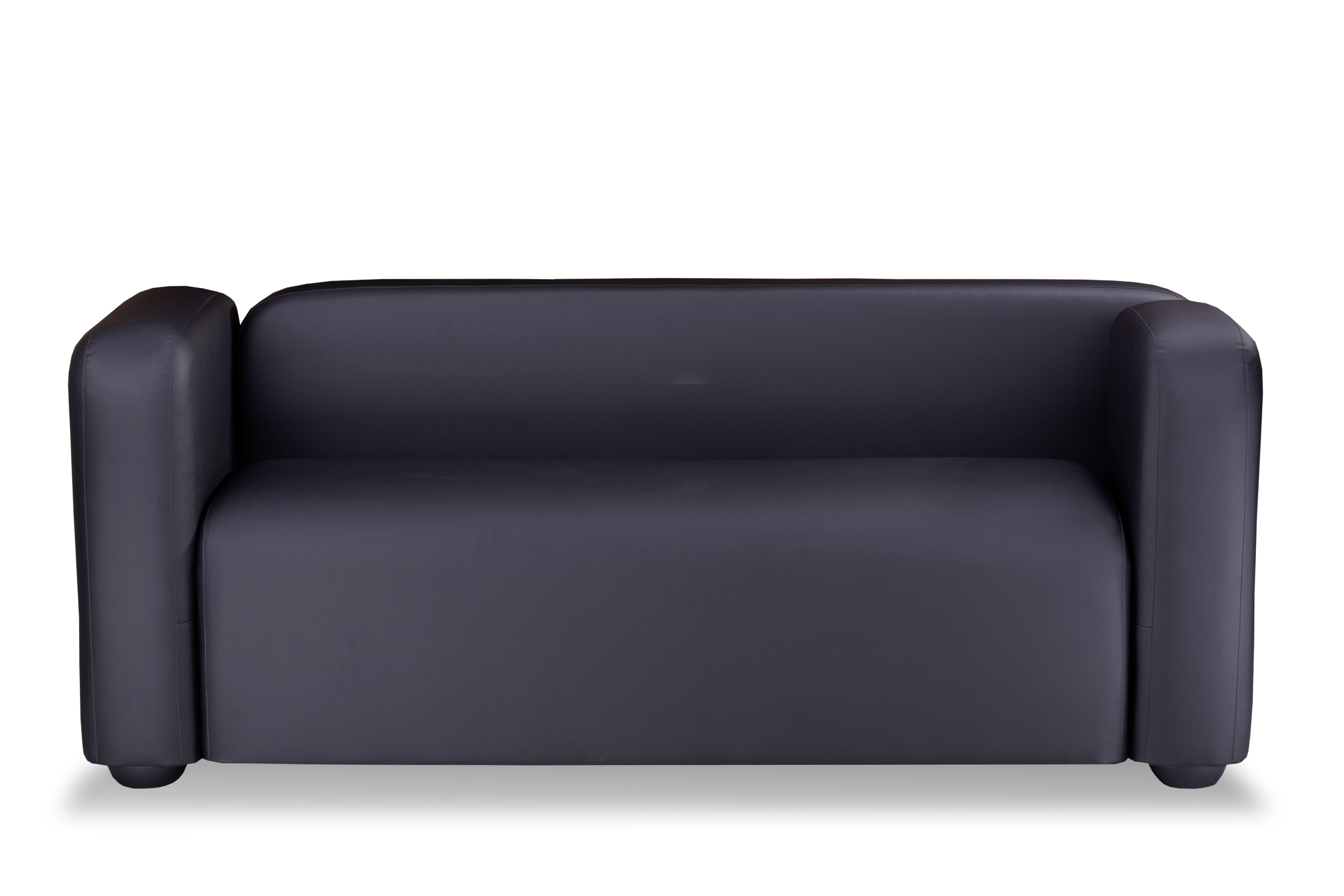 Фото №5 Квадрато трехместный диван экокожа Санторини блэк